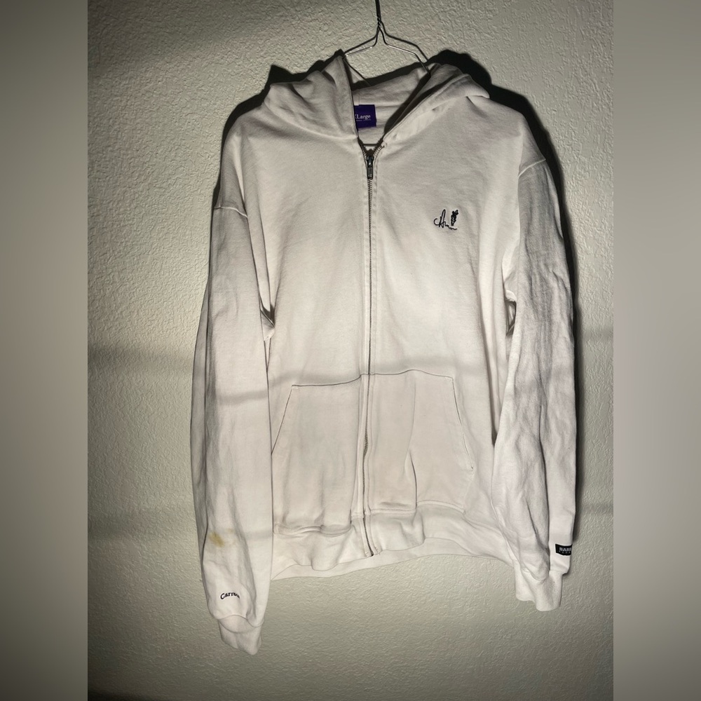 White Heavyweight Anwar Carrots Zip-up Jacket